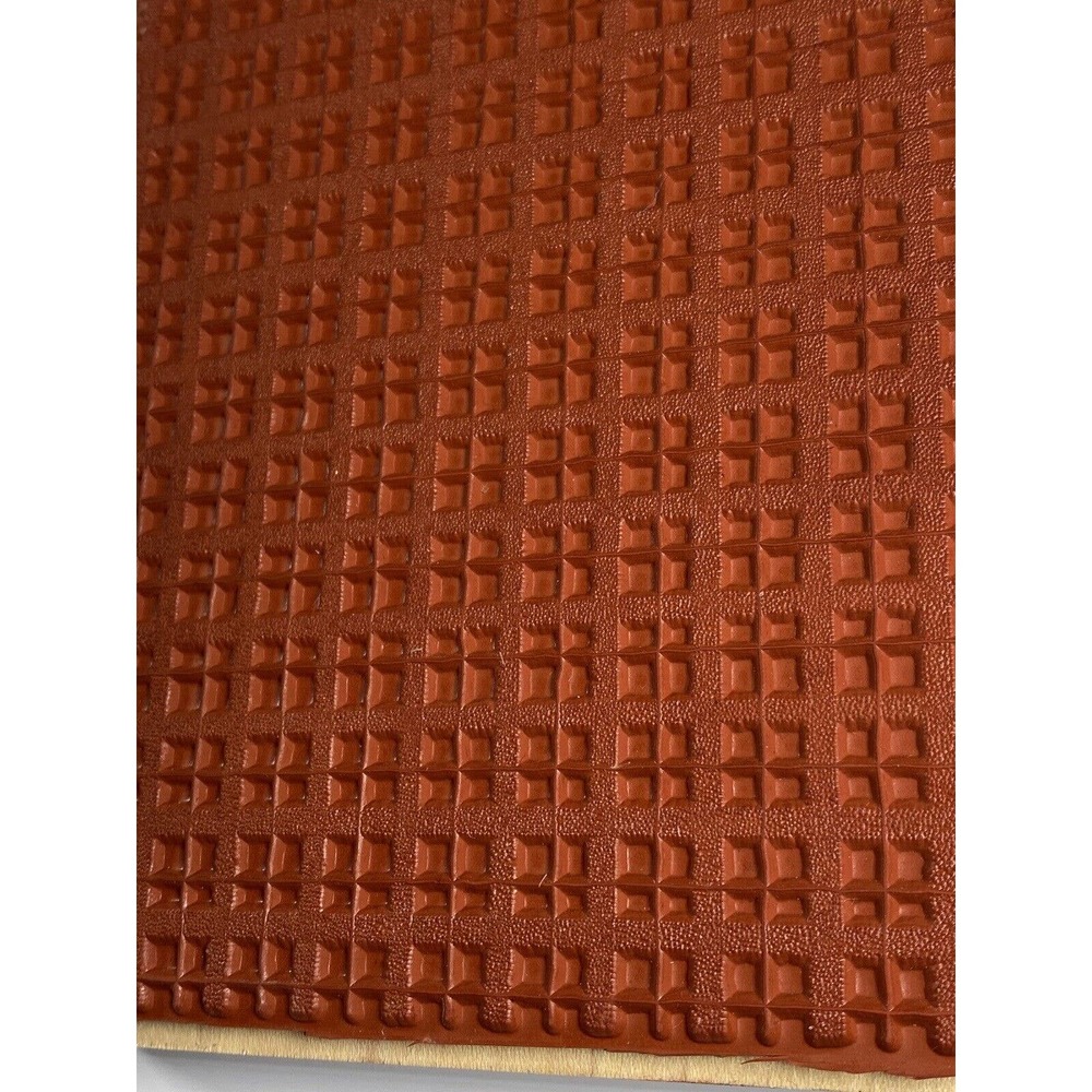 Stampin Up! Stipple Plaid 2001 Large Wood Mount Block Stamp Used Once - Picture 3 of 10